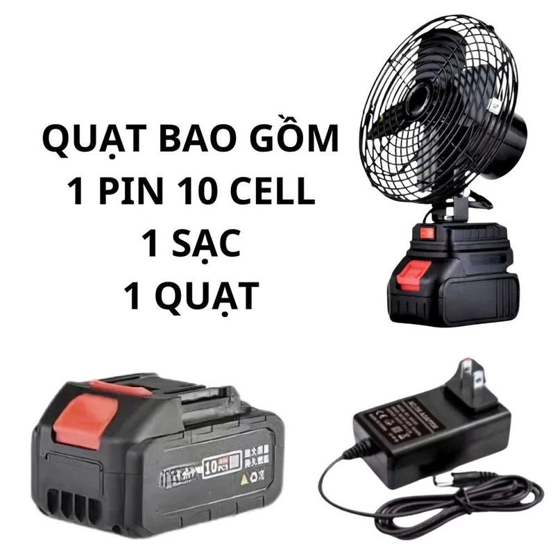 {XOAY}{LỒNG SẮT}{10CELL} QUẠT TICH ĐIỆN 1 QUẠT + 1 PIN + 1 SẠC pin 10 cell , chạy 5-7 tiếng. lồng sắt cánh nhựa bảo hành  12 tháng, lỗi 1 đổi 1 trong 7 ngày