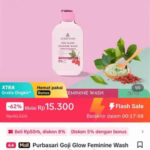 Purbasari Goji Glow Feminine Wash Wash / Sabun Pembersih Kewanitaan