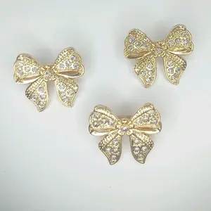 RD_BROS DAGU PITA GOLD MINI DESAIN ELEGAN DAN MANIS Dengan Hiasan Kristal yang Menawan hijab pashmina peniti bohlam