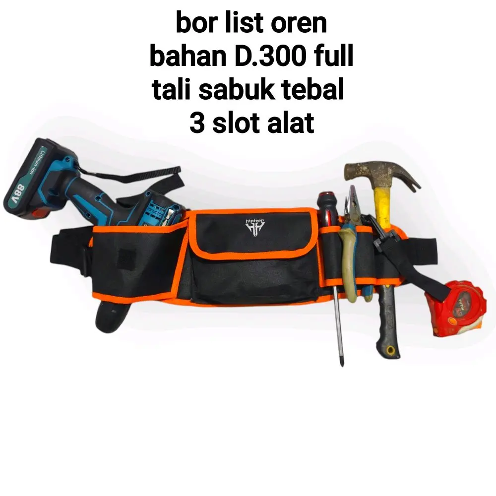 TAS PINGGANG PERKAKAS MESIN BANGUNAN WARNA KUNING DAN BIRU TOOL BAG ...