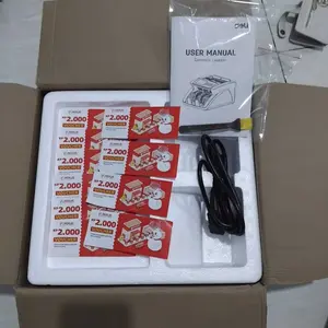 Deli Mesin Penghitung Uang / Money Counter 130 notes CT990
