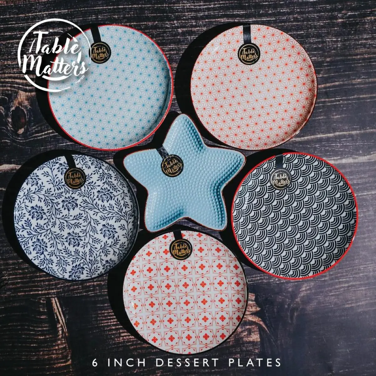 Table Matters - Assorted 6-inch Dessert Plate [LIVESTREAM SPECIAL]