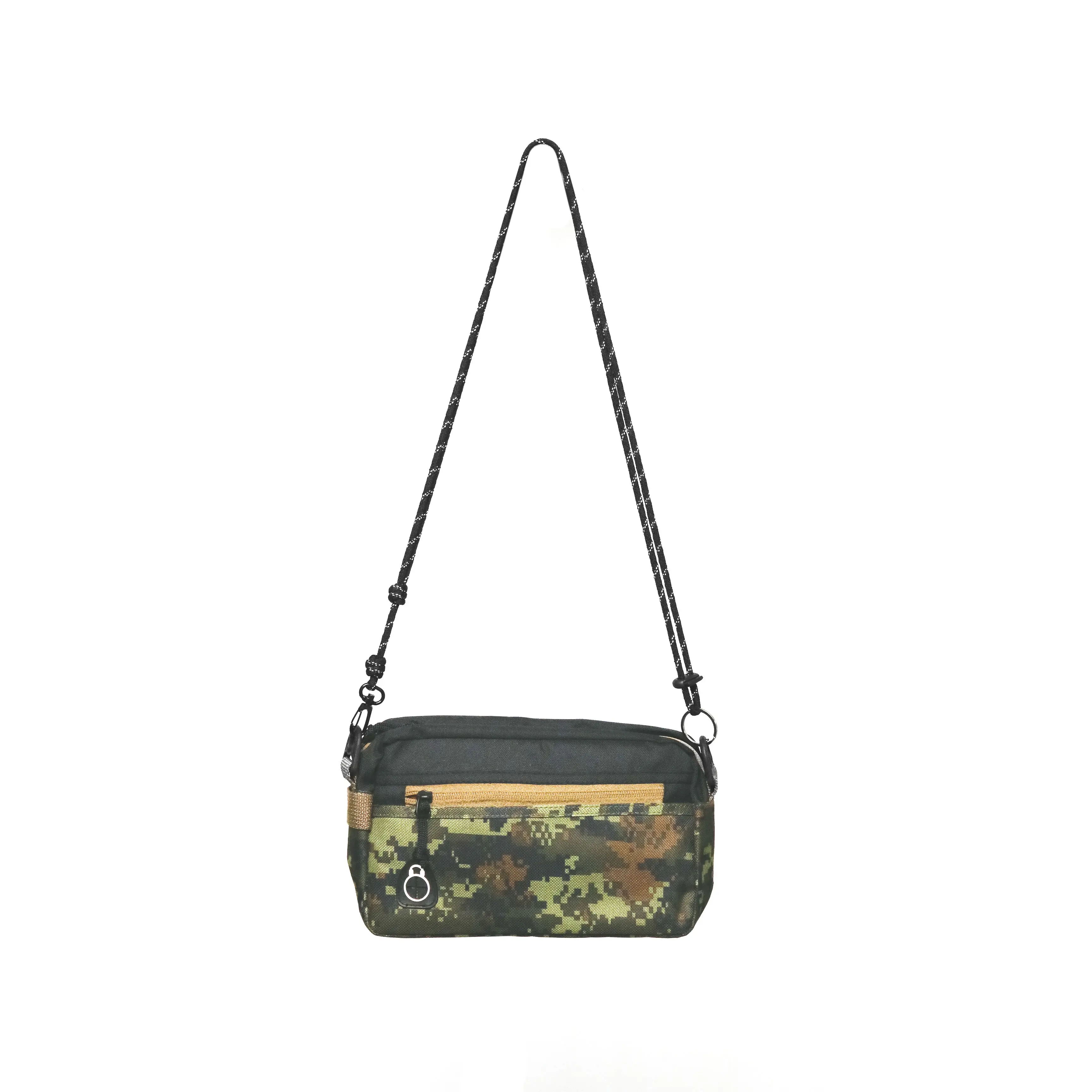 Tali Tas Selempang Strap Bag Clutch Pria Wanita Prusik Paracord Panjang Adjustable Pengait Besi