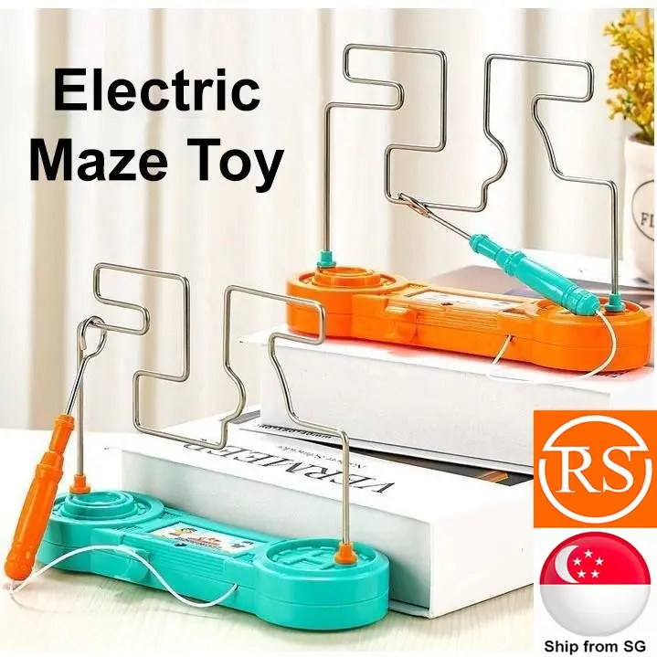 Electric Maze Toy Children Kids Concentration Focus Science Educational Toys Circuit Fun❤️SG Seller❤️