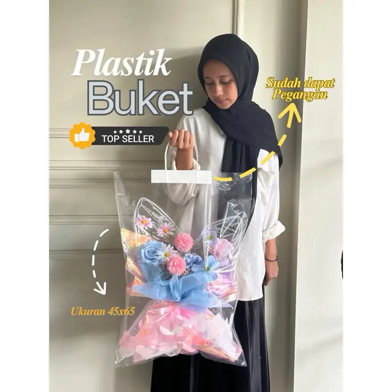 Plastik Buket Bunga / Totebag buket / Plastik