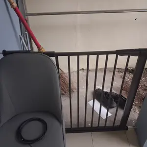 【Ramadan EKSTRA】PaPaPet Safety Gate Pagar Pintu Bayi & Hewan Pengaman Anak Tangga 80 Cm dengan Kunci Ganda dan Extension 14-35 Cm untuk Keluarga dengan Anak dan Hewan Peliharaan