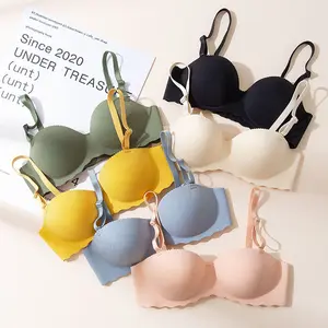 4 Pcs BRA SEAMLESS PUSH UP 909 SIZE 34-40 TERDAPAT 3 KAIT WARNA RANDOM PAKAIAN DALAM WANITA