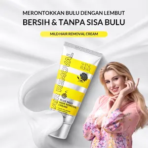 Shine Russia + PERONTOK BULU - Sunflower Hair Removal Cream - Krim Perontok Bulu Ketiak dan Bulu Lainnya - Krim Waxing Yang Mencerahkan Kulit - Perontok Bulu Disekitar Area Kemaluan Tanpa Iritasi