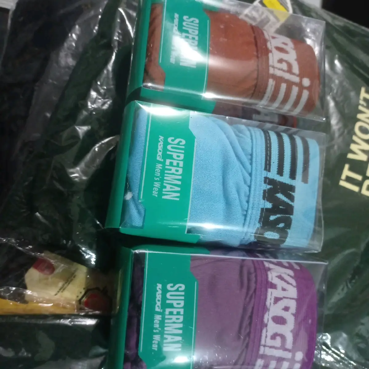 3 celana dalam kasogi Superman Sempak pria dewasa Obral