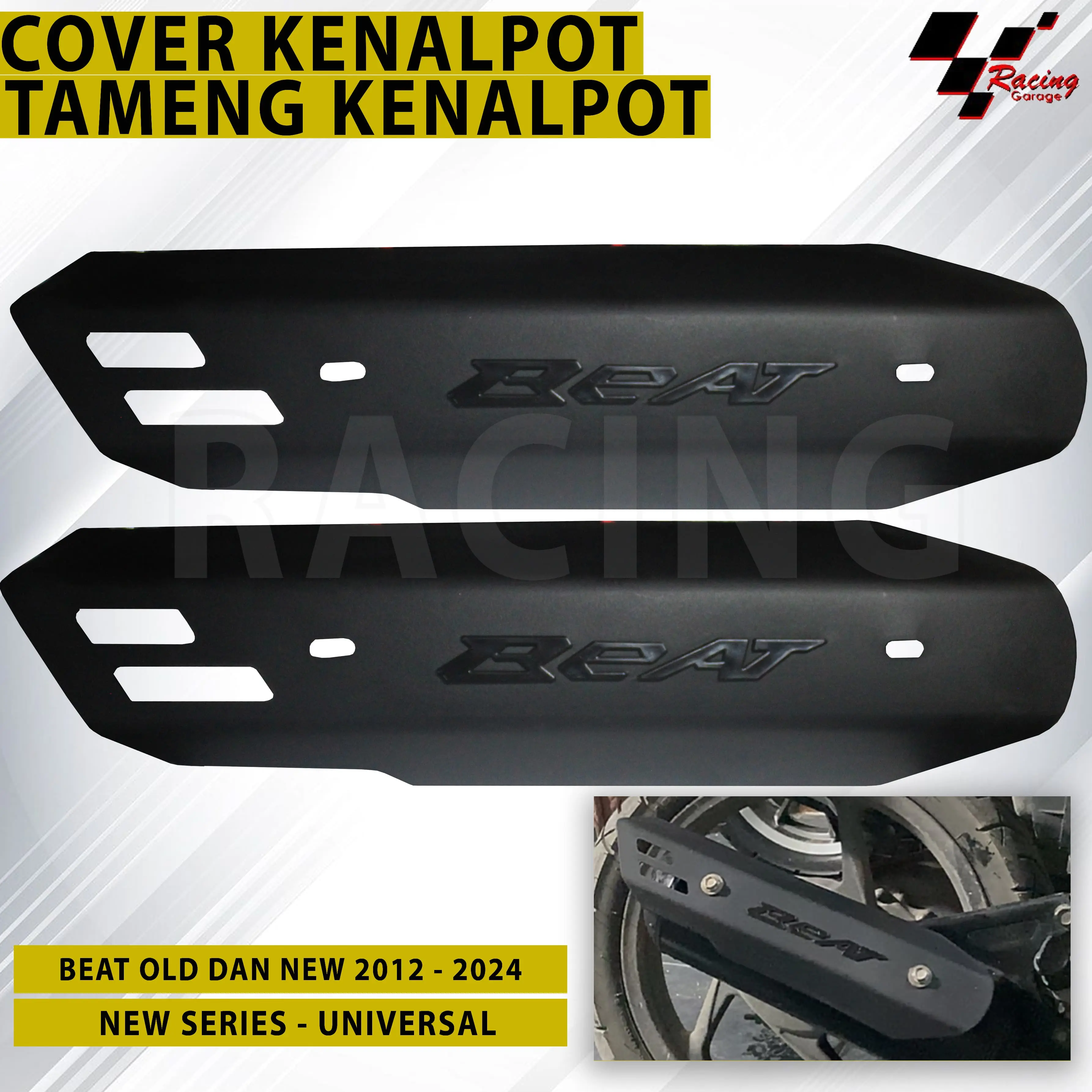 TAMENG KNALPOT COVER BEAT CARBU KARBU FI F1 POP STREET DELUXE ESP ABS CBS OLD NEW CBS ANTI PECAH PNP Motor