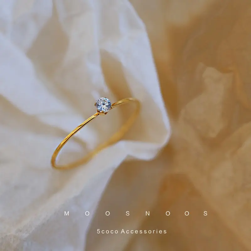Non-Fading Titanium Steel Ring Simple Ring Female Ring Gift Female Male Anniversary Auspicious