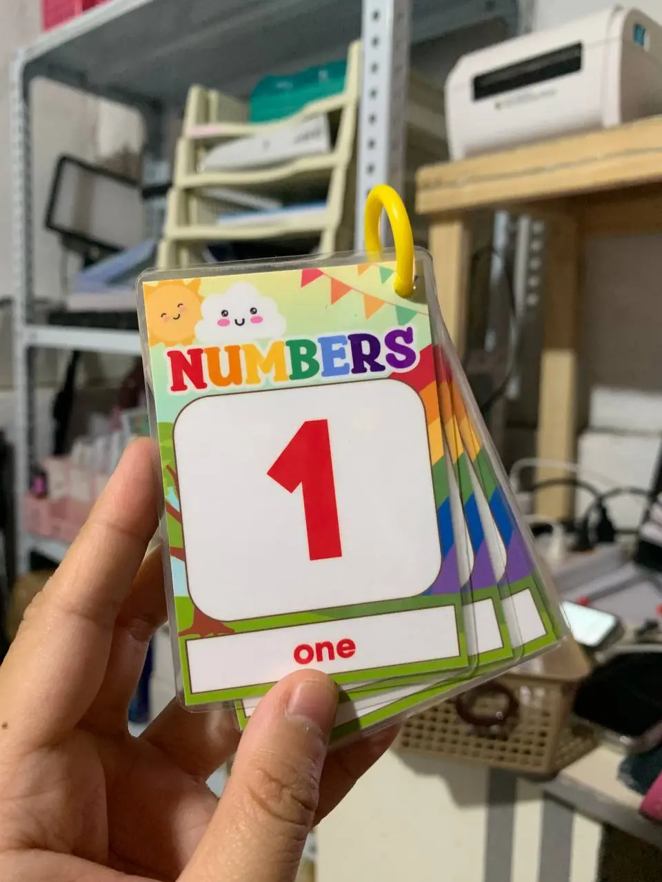 LAMINATED NUMBERS FLASHCARDS 1-20 (ID SIZE) - TikTok Shop Philippines