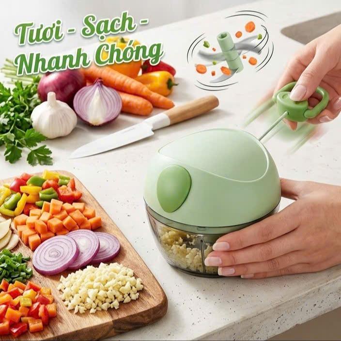 Máy Xay Tỏi Ớt Mini Hình Lợn Cầm Tay CKS312 CKS313 CKS314 CKS343 P3H Dung Tích 180ml Lưỡi Dao Thép Không Gỉ Nhẹ Dễ Mang Theo