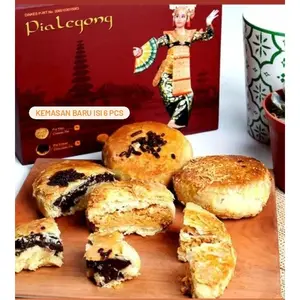 Pia Legong Khas Bali Rasa Isi 6 Pcs Oleh Oleh Lezat Cocok Dengan Kopi Teh