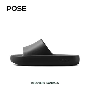 【RMAXPRO-tech Soft】【Seperti berjalan di atas awan】POSE Little Soft Cake Sandal  Anti Selip  Nyaman  Materi EVA  Cocok untuk Aktivitas di Dalam dan Luar  Unisex  Home Living 2025  PS4621