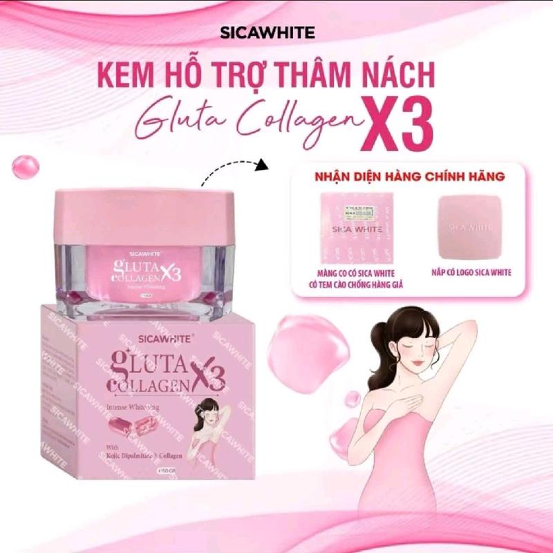 Kem Hỗ Trợ Thâm Nách GLUTA COLLAGEN X3 - Kem Cải Thiện Sắc Tố Da Những Vùng Như…