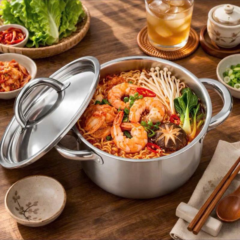 Nồi Mini 18cm Inox Chất Lượng Cao Dùng Cho Mọi Loại Bếp