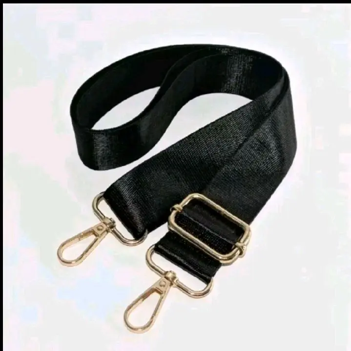 Tali Tas Selempang Wanita Webbing Tebal ACC Gold Panjang 120 cm Lebar 2,5 cm Pengganti Tali Rusak untuk Tas Fashion Viral