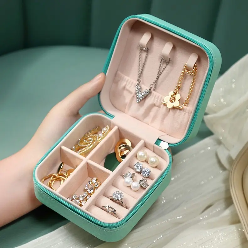 005GY Kotak Perhiasan Mini Kotak Tempat Penyimpanan Perhiasan Anting Cincin Jam Tangan 1593