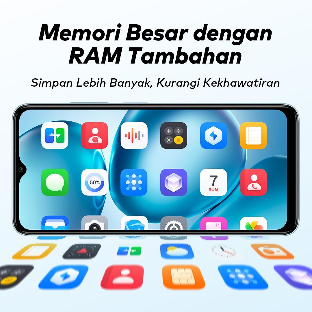 itel A100C 4+64GB Layar 6.6" 90Hz Tahan Banting Military-Grade Big Memory UltraLink Free Call 5000mAh Battery itel A100C 4+64GB Layar 6.6" 90Hz Tahan Banting Military-Grade Big Memory UltraLink Free Call 5000mAh Battery