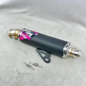 Silencer Knalpot Samlong Beat Deluxe Karbu Fi Esp Pop Street Vario Bohlam Led Old New Mio Sporty Smile J Z M3 Aerox Nmax Pcx Adv FRA Black Tipe B3 Stainless