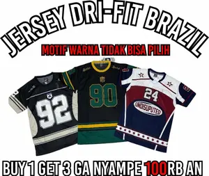 PAKET 3 PCS JERSEY MILANO JERSEY NUMBER RANDOM SUBLIM