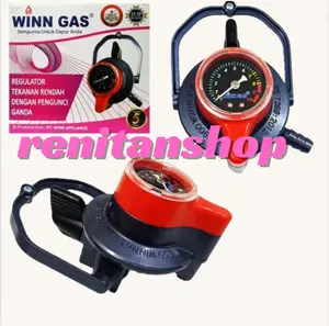 Regulator Gas Anti Bocor Winn Gas 900 Meter Dobel Lock ORIGINAL (BISA COD)