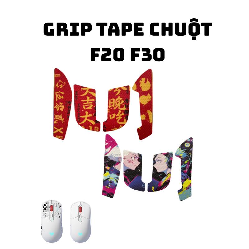 Grip tape chống mồ hôi tay chuột ATAS F20 - F30 - Chất liệu da - CHống chơn trượt - Tăng cảm giác bấm
