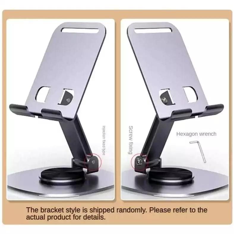 New Phone Holder Stand 360 Rotating Tablet Metal Phone Holder Adjustable Bracket Tablet Stand Desktop Phone Stand