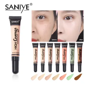 SANIYE KOL Concealer Flawless Full Coverage Cair 7 Warna Anti Air Face Kosmetik Corrector Liquid R1072