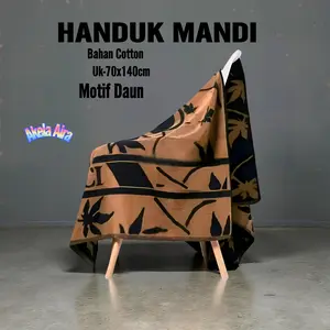 Handuk Mandi Dewasa Pria Dan Wanita Bahan Cotton Tebal 330 gr Menyerap Air Ukuran 140x70cm Anti Bakteri