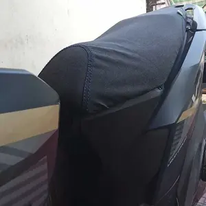 COVER JOK MOTOR POLOS AMPLAS KASAR (PAKAI KARET) Pemasangan Mudah Variasi Jahit Benag Warna Motor VARIO, BEAT, SCOOPY, NMAX, AEROX, PCX, SUPRA X125
