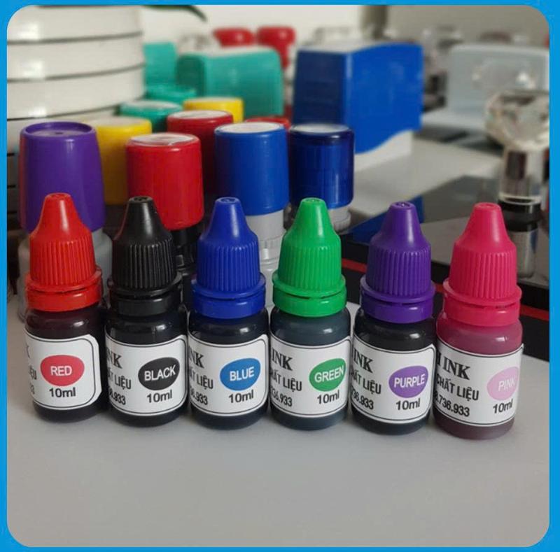 Mực Dấu Fash Thẩm Thấu Loại In Đa Chất Liệu (Giấy, Nilon, Vải, Nhựa, Kim Loại, Gỗ, Thủy Tinh, Gốm Sứ...) 10ml