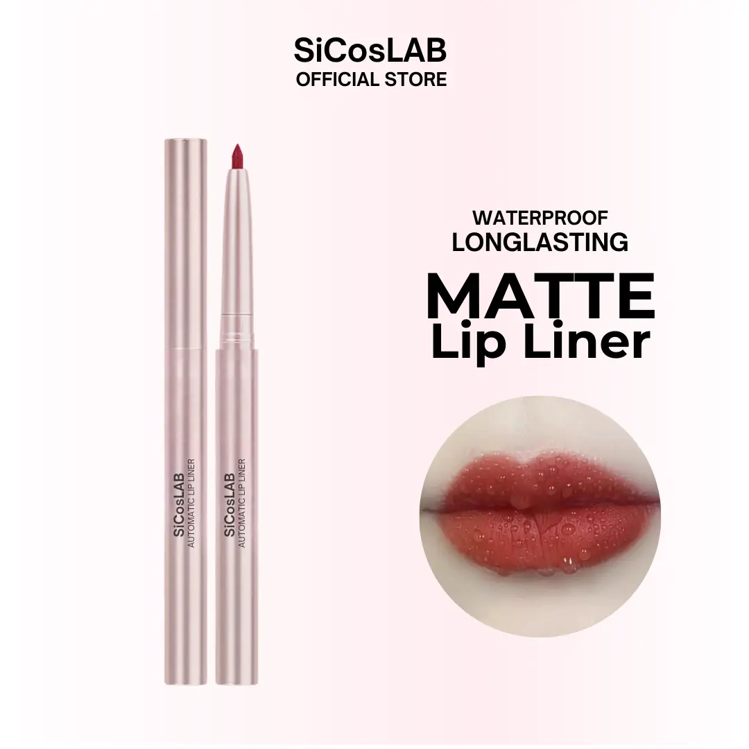 SicosLAB | Lip Liner Waterproof & Long-lasting | Bibir | Lipstick | Sulam Bibir Eyeliner Pewarna Pensil