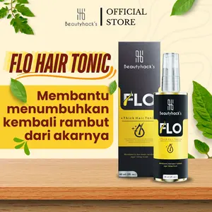 FLO HAIR TONIC | MENUMBUHKAN RAMBUT KEBOTAKAN DINI | 60 ML