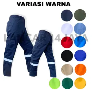 Celana Skotlet Wearpack Safety / Celana Proyek Model PDL /celana panjang proyek safety bahan