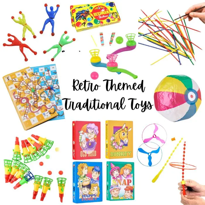 CGSPARTY Traditional Old School Retro Themed Kids Toys