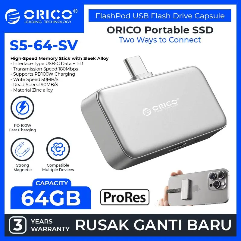ORICO FlashPod Magnetic Portable SSD PSSD Portable Harddisk External ...
