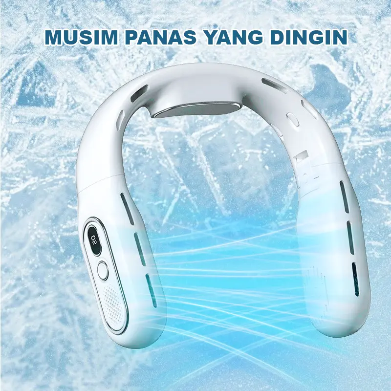 Hanging Neck Fan Portable Cooling Fan USB Rechargeable /Mini Fan Kipas Ponsel kipas  mini pendingin leher