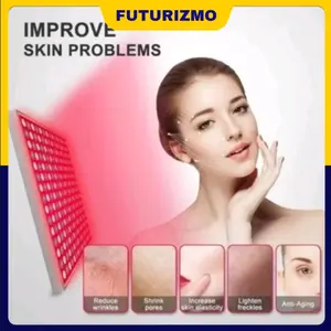 FUTURIZMO Lampu Terapi Infrared Physiotherapy Panel Deep Red Perawatan Kulit Wajah Tubuh Salon Kecantikan Reduce Wrinkles Shrink Pores Increase Elasticity