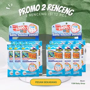 [PAKET 12 PCS] Koolfever Ekonomis 2 Renceng isi 12 pcs