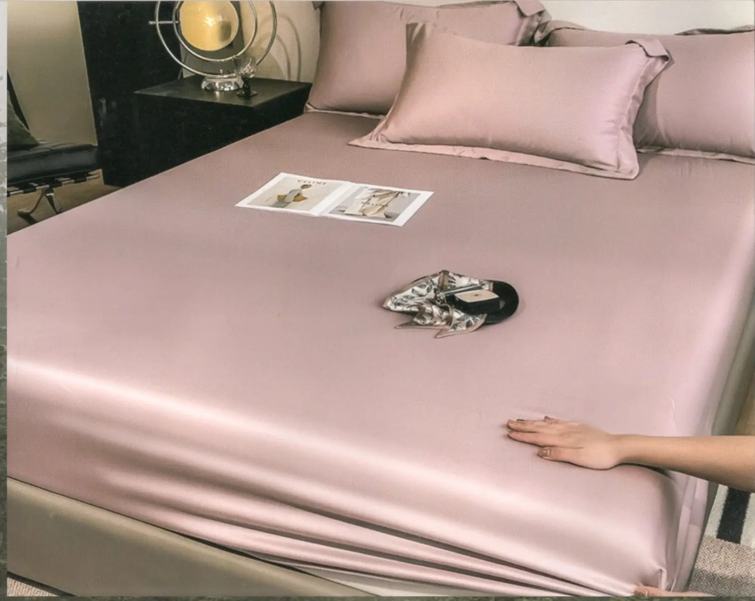 Tencel Colour Collection Bedsheet sets 1800 TC All Sizes by LC Homes