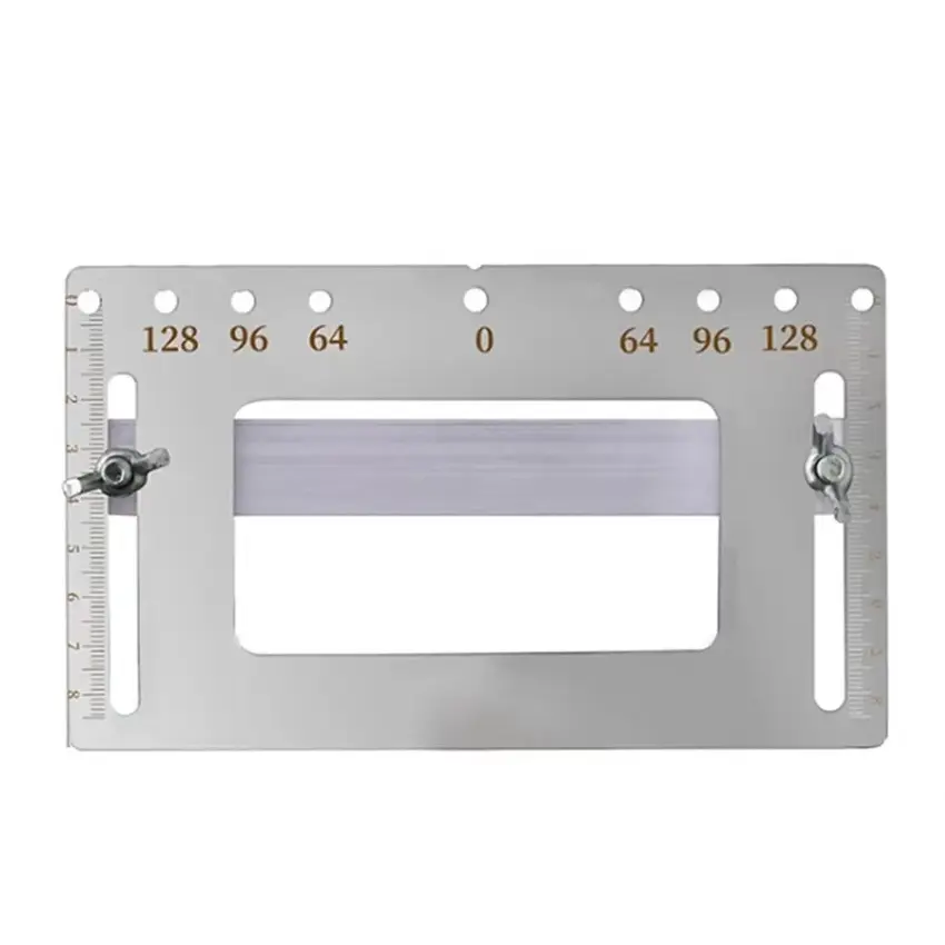 Handle Hole Locator Door Knob and Pull Installation Jig and Shelf Pin Jig Boring Hole Drill Guide Stainless Steel
