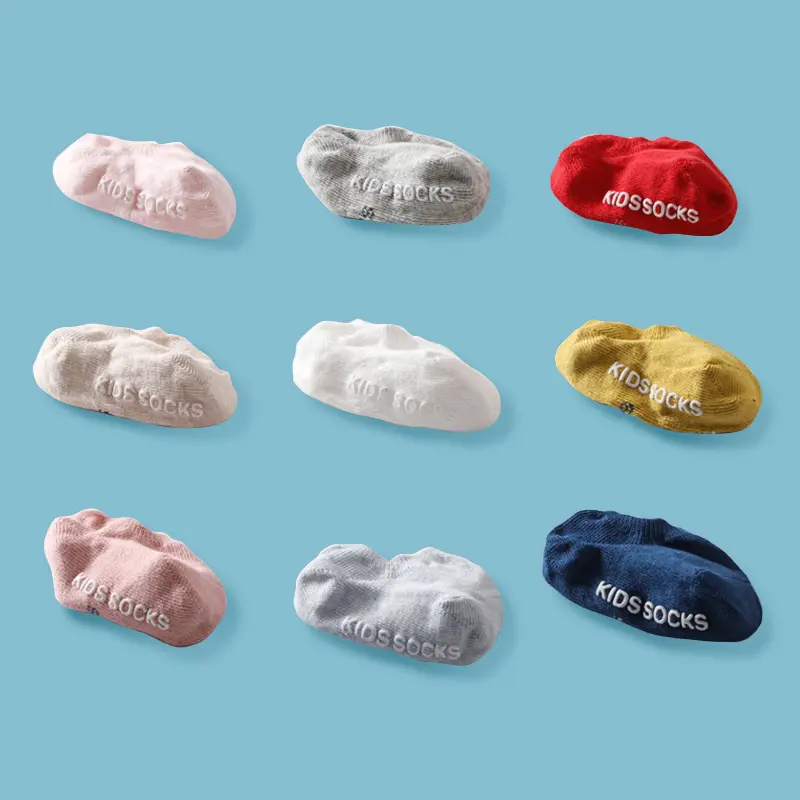 [Einmilk Baby Socks] Anti Slip Baby Sock 100% Cotton 0-3 years