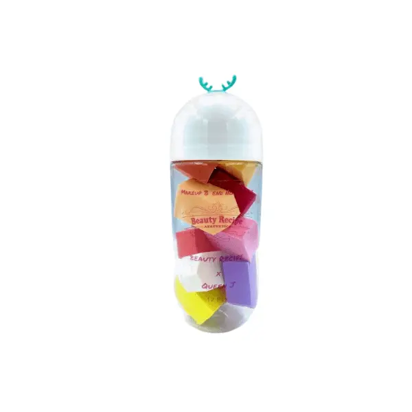 Multi-Coloured Makeup Blending Sponge (12 pcs) Buy 1 Get 1 FREE