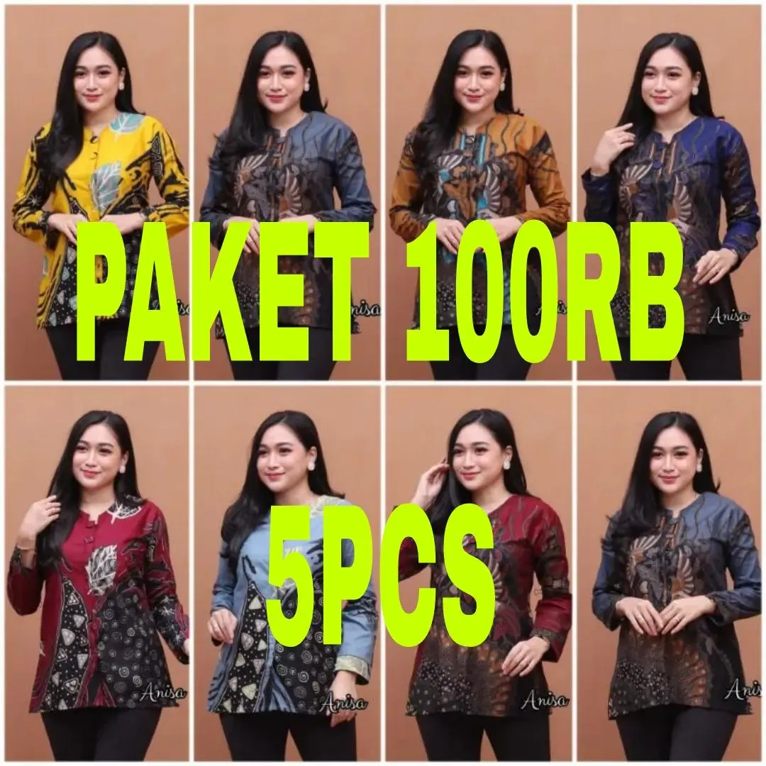 PAKET BLOUSE 100 RIBU DAPAT 5 PCS PAKET HEMAT
