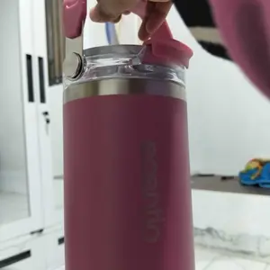 【Premium】ecentio tumbler 900ml tumbler tahan dingin 24 jam Mug kopi tahan panas dengan sedotan stainless steel 304 vacuum Insulated botol minum stainless aesthetic Portable Car Thermos