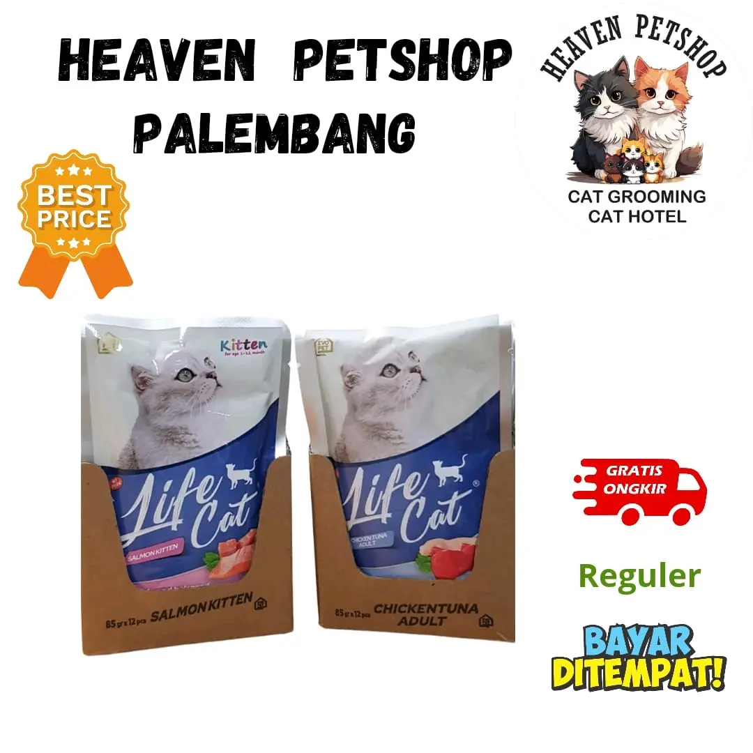 Makanan Kucing Life Cat Pouch 85gr - Harga Terbaik