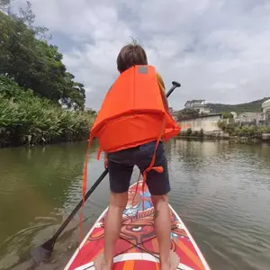 papan selancar dewasa papan dayung tiup Funkater Stand Up Paddle Board Papan dayung melebar SUP renang pemula luar ruangan orang tua-anak papan dayung tunggal dan ganda koi merah standup inflatable paddle board surfboards
