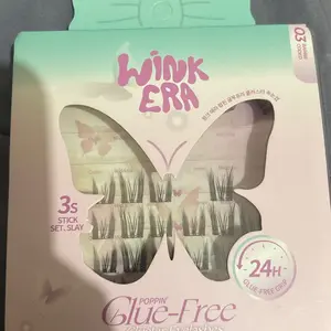 [FREE TWEEZER] GLAMFIX Wink Era Poppin' Glue-Free Cluster Eyelashes Bulu Mata Palsu Eyelash Extension Individual Lashes Langsung Tempel 9-14mm Tanpa Lem Fake Lashes Bulmat Natural Douyin Look